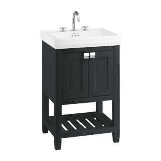 Burlington Riviera Vanity Unit, 58cm with Square Basin